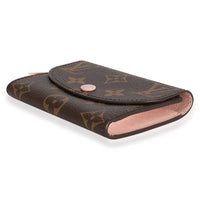 Monogram Canvas & Rose Ballerine Rosalie Wallet