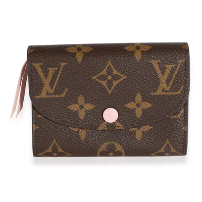 Monogram Canvas & Rose Ballerine Rosalie Wallet