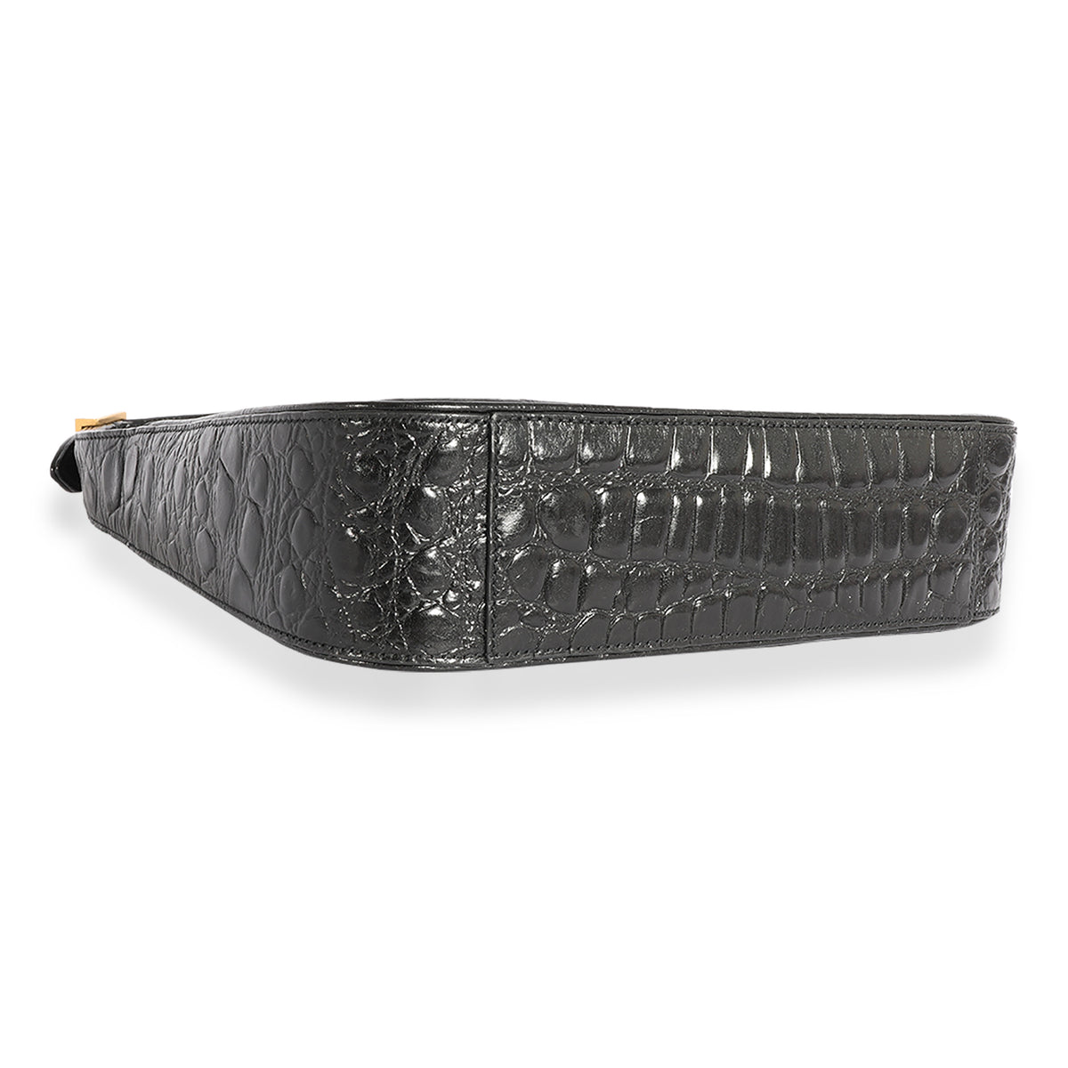 Le Embossed Croc - Black