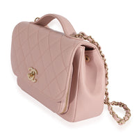 Chanel Light Pink Quilted Caviar Small Business Affinity Flap Bag, myGemma, IT