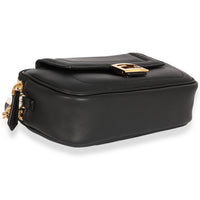 Fendi Black Vitello Grace Matte Easy Baguette