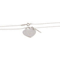 Return To Tiffany Heart Tag Necklace And Key in Sterling Silver