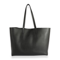 Saint Laurent Black Supple Leather East West Shopping Tote