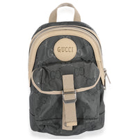 Gucci Gray GG ECONYL Nylon & Canvas Off The Grid Sling Backpack