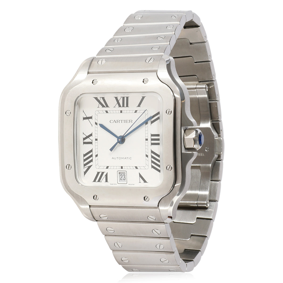 Cartier Santos de Cartier WSSA0018 Men's Watch in Stainless Steel ...