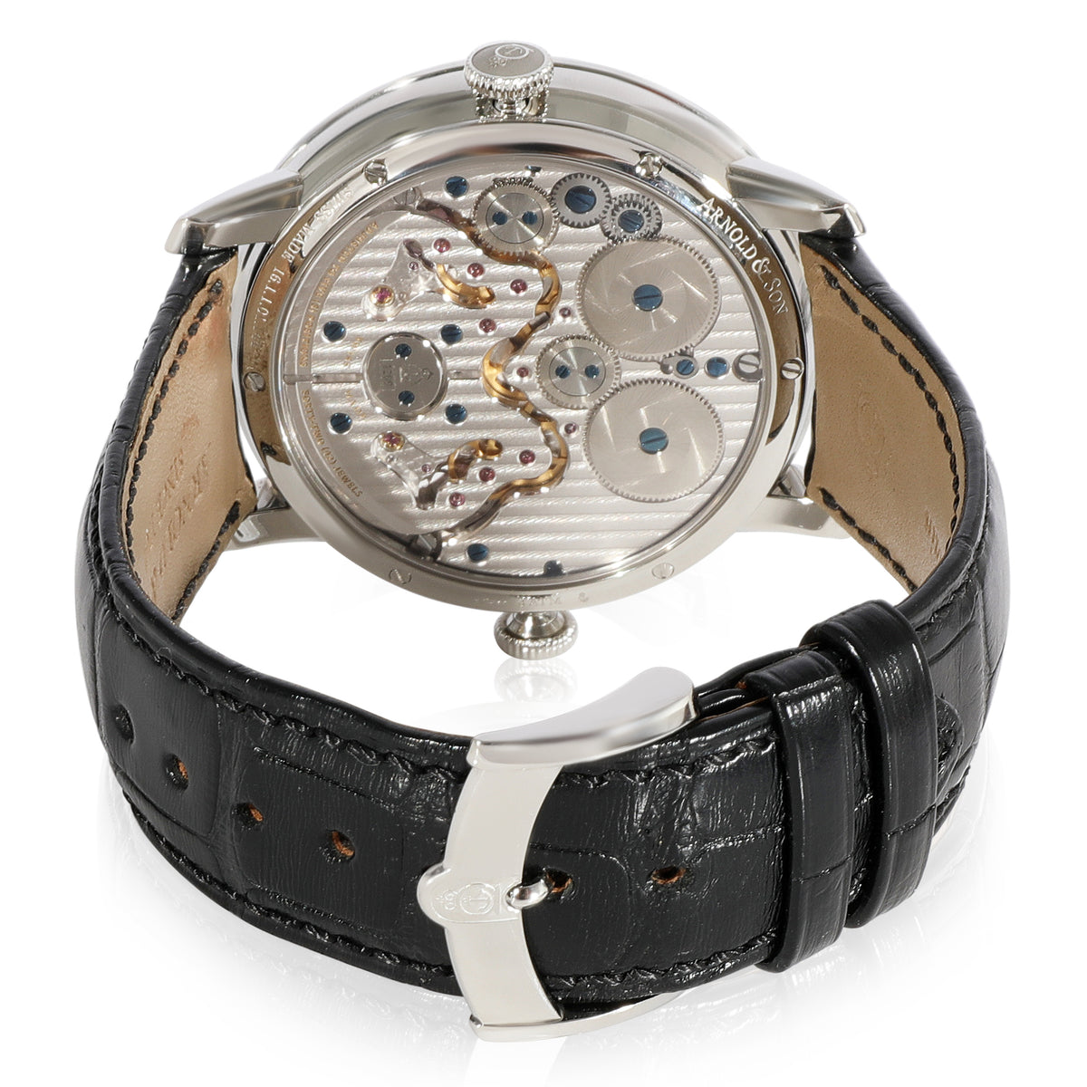 Arnold & Son DBG Equation GMT 1DGAS.S01A.C121S Mens Watch in  Stainless Steel