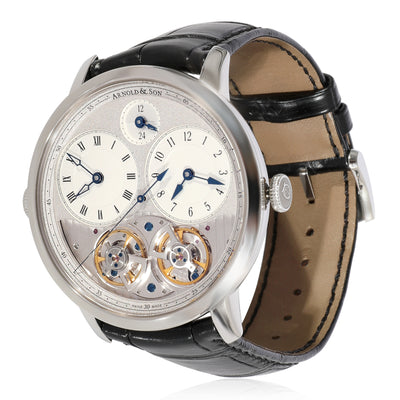 Arnold & Son DBG Equation GMT 1DGAS.S01A.C121S Mens Watch in  Stainless Steel