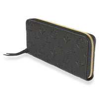 Louis Vuitton Black Monogram Empreinte Clémence Wallet