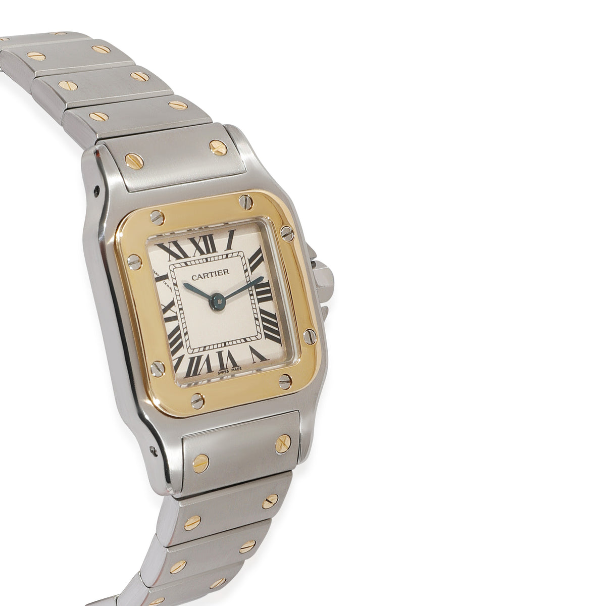 Cartier Santos Galbee W20012C4 Women s Watch in 18kt Stainless