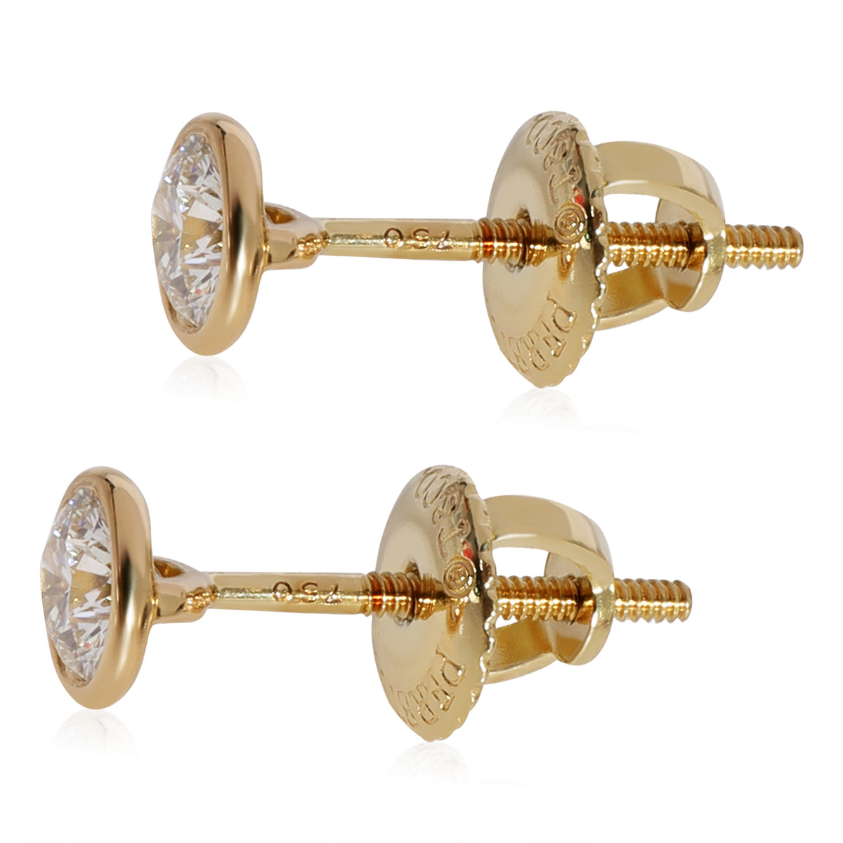 Tiffany & Co. Elsa Peretti Diamond Earrings in 18k Yellow Gold 0.34 CTW