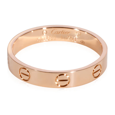 Cartier Love Wedding Band in 18k Rose Gold