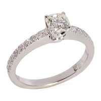 Tiffany & Co. Novo Diamond  Engagement Ring in 950 Platinum I IF 0.58 CTW