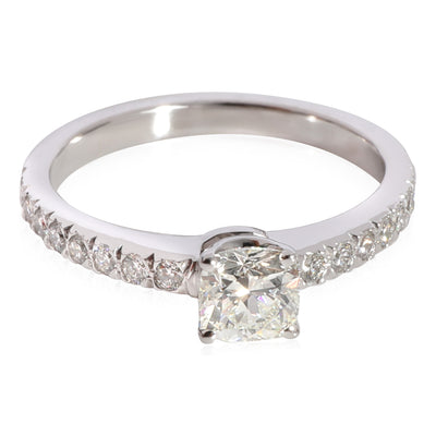 Tiffany & Co. Novo Diamond  Engagement Ring in 950 Platinum I IF 0.58 CTW