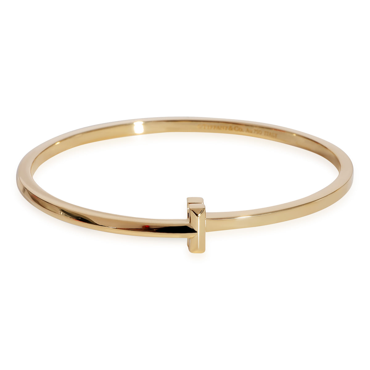 Tiffany Tiffany T1 Narrow Hinged Bangle in 18k Yellow Gold