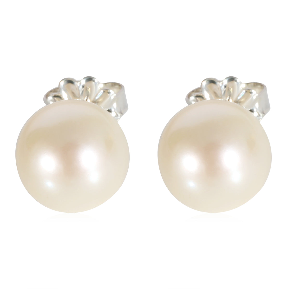 Tiffany & Co. Ziegfield Pearl Earrings in 925 Sterling Silver