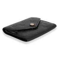 Louis Vuitton Black Monogram Empreinte Victorine Wallet