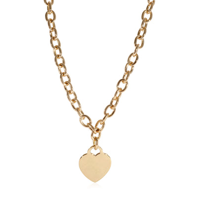 Tiffany & Co. Heart Tag Necklace in 18K Yellow Gold
