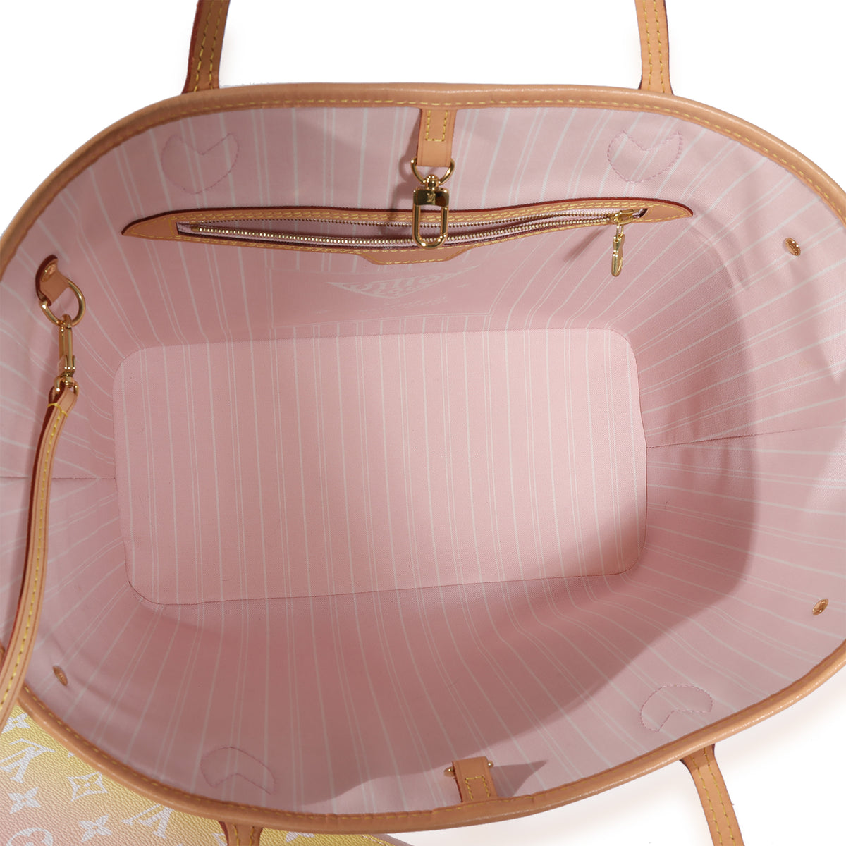 Louis Vuitton Pink & Yellow Monogram Giant By The Pool Neverfull