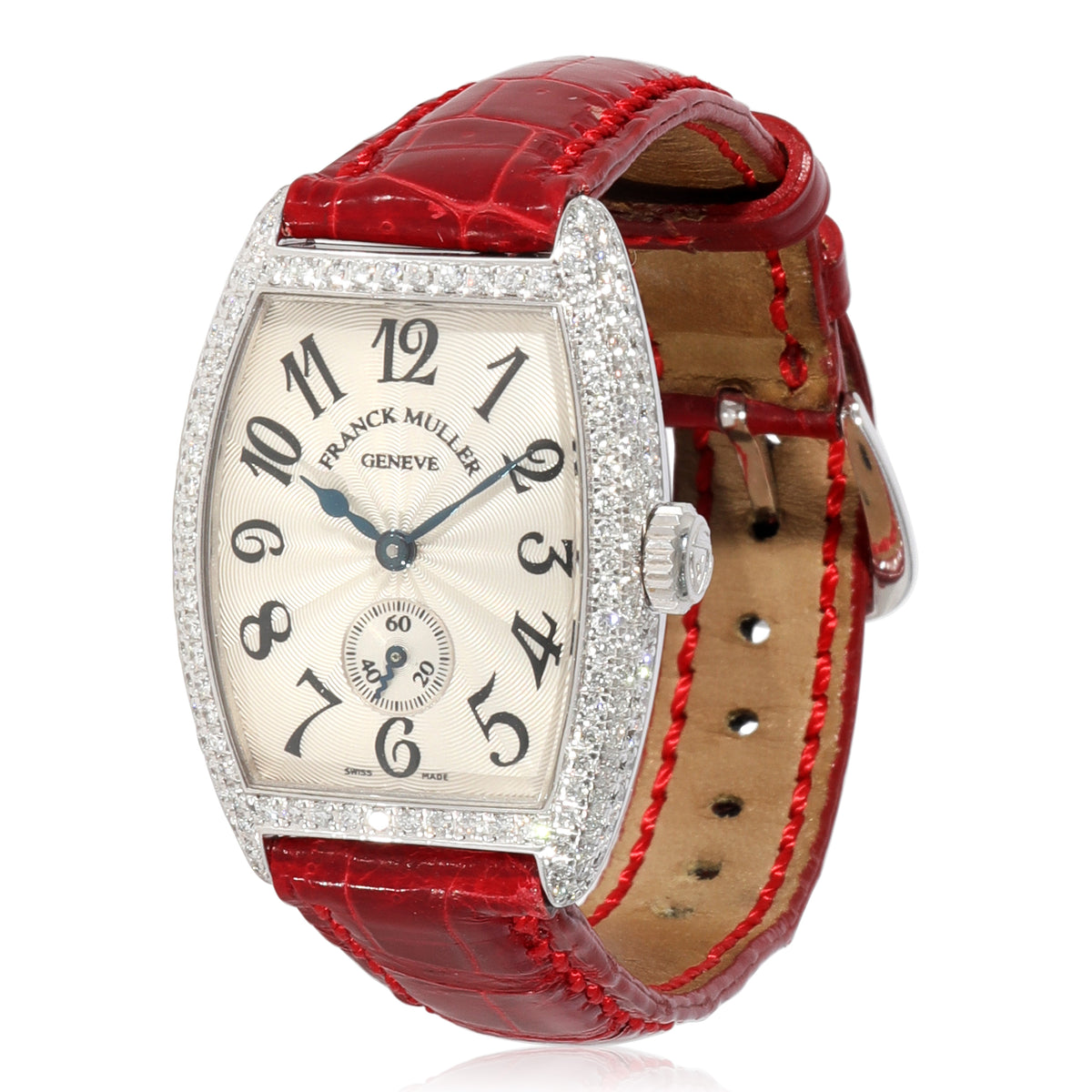 Franck Muller Cintree Curvex 1750 S6 D Women s Watch in 18kt White