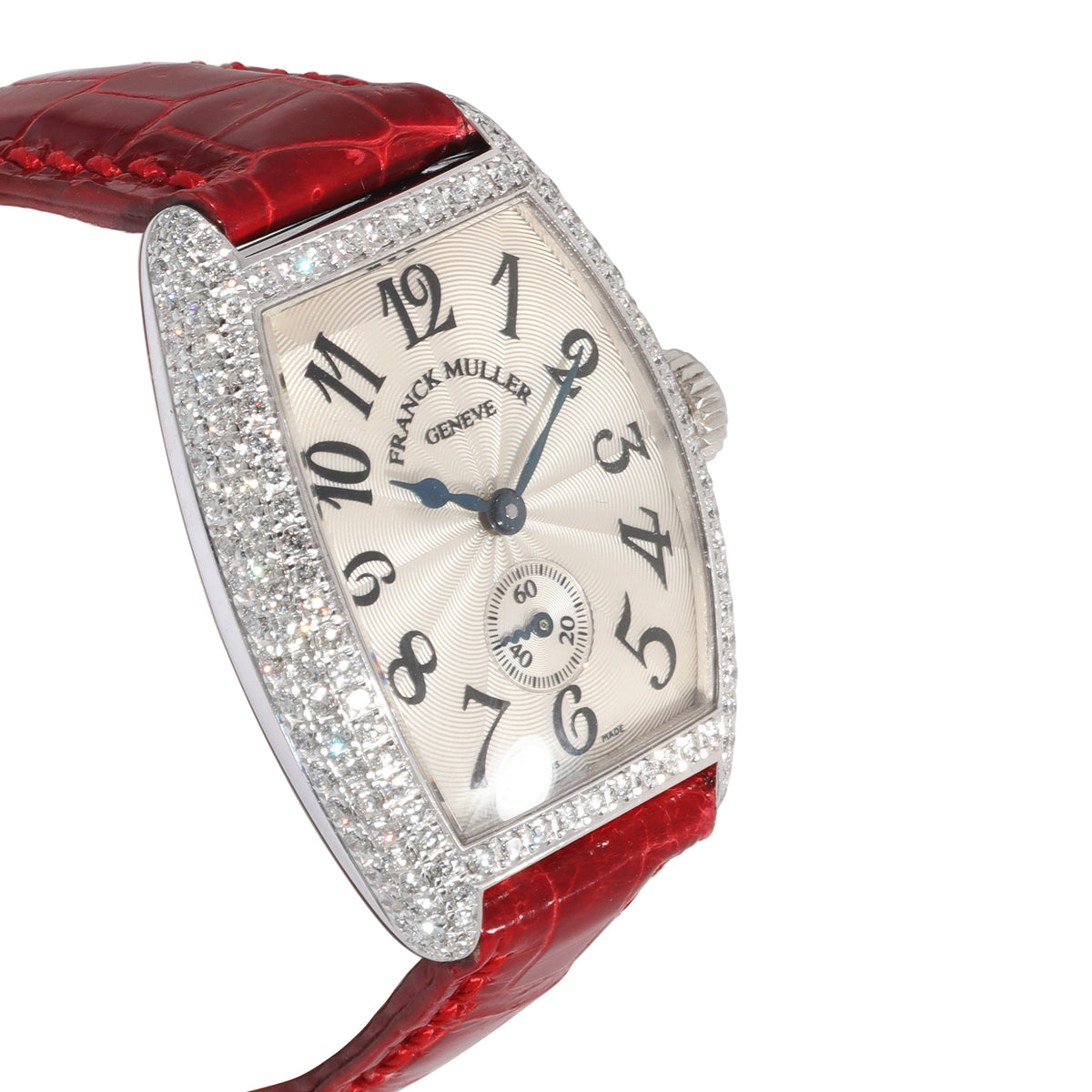 Franck Muller Cintree Curvex 1750 S6 D Women s Watch in 18kt White Gold