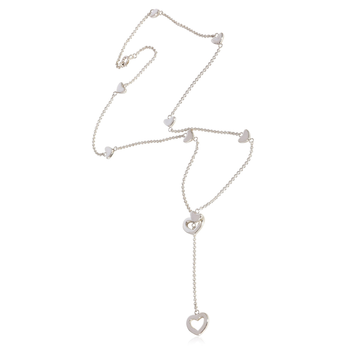 Tiffany & Co. Heart Station Lariat Necklace