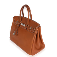 Hermès Fauve Barenia Birkin 35 PHW