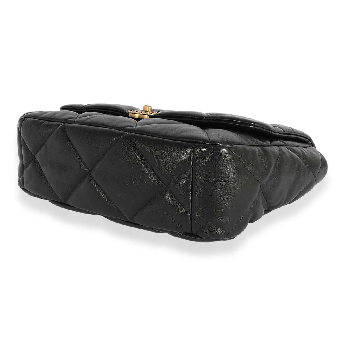 Chanel Black Quilted Lambskin Large Chanel 19 Flap Bag