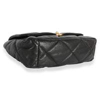 Chanel Black Quilted Lambskin Large Chanel 19 Flap Bag