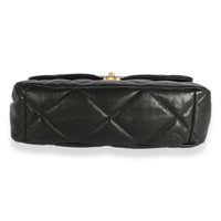 Chanel Black Quilted Lambskin Large Chanel 19 Flap Bag