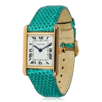 Cartier Tank 66001 Womens Watch in 18kt Yellow Gold