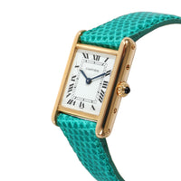 Cartier Tank 66001 Womens Watch in 18kt Yellow Gold