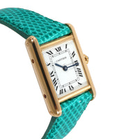 Cartier Tank 66001 Womens Watch in 18kt Yellow Gold