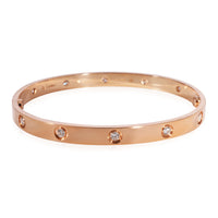 Cartier Love Bracelet, 10 Diamonds (Rose Gold, Diamonds)