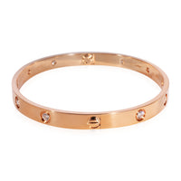 Cartier Love Bracelet, 10 Diamonds (Rose Gold, Diamonds)