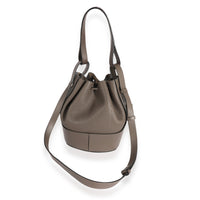 Loewe Taupe Grained CalfskiN Small Balloon Bucket Bag