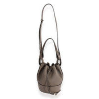 Loewe Taupe Grained CalfskiN Small Balloon Bucket Bag