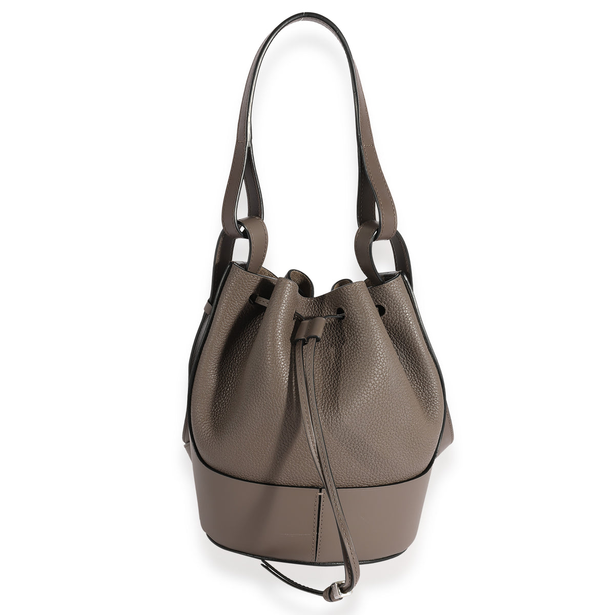 Loewe Taupe Grained CalfskiN Small Balloon Bucket Bag