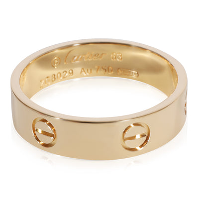 Cartier Love Ring in 18k Yellow Gold