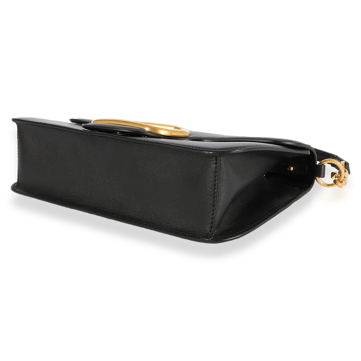 Valentino Black Calfskin Locò Shoulder Bag