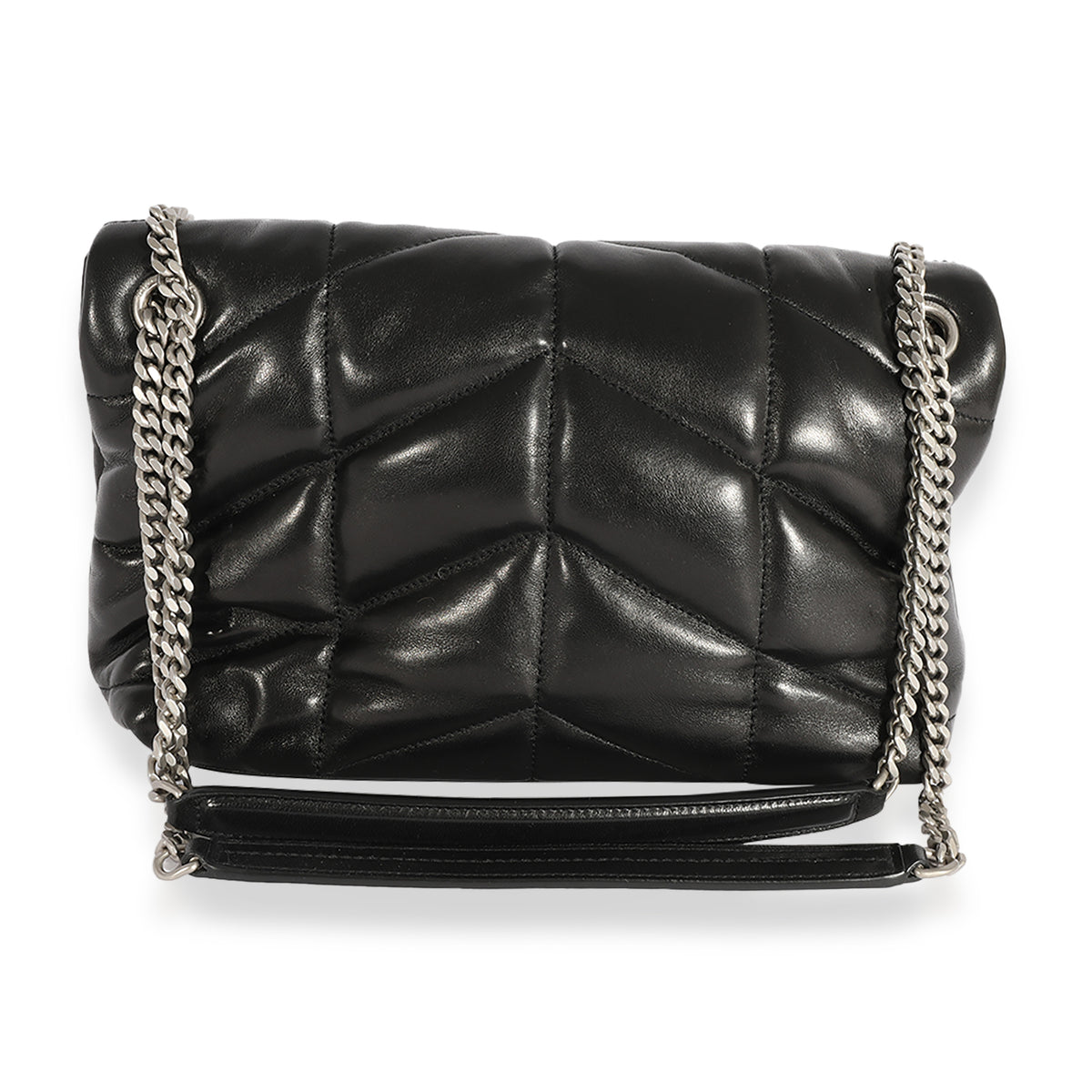 Saint Laurent Black Quilted Lambskin Mini Puffer Bag – myGemma