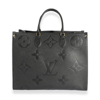 Lous Vuitton Black Monogram Empreinte Onthego GM