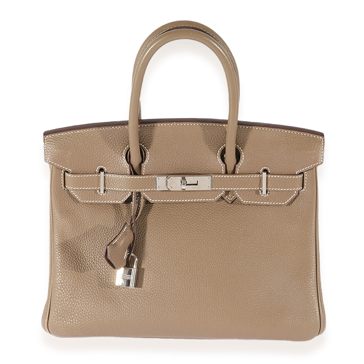 Hermès Etoupe Clémence Birkin 30 PHW