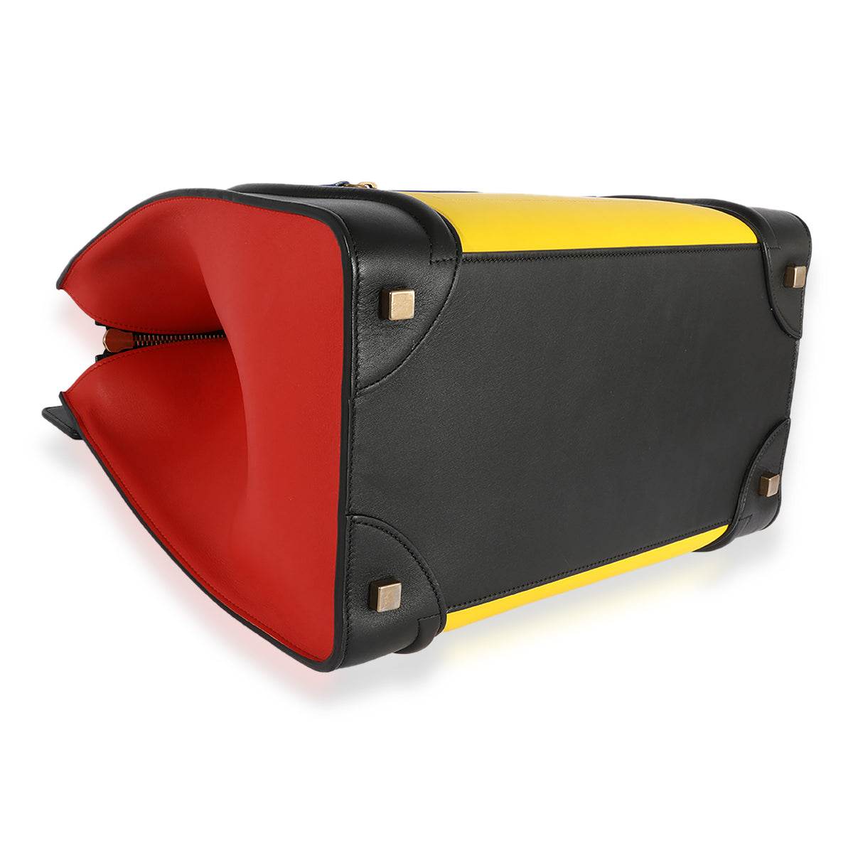 Celine Multicolor Smooth Leather Mini Luggage Tote