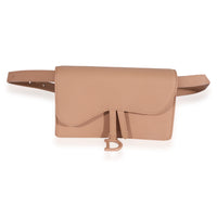 Dior Blush Ultra Matte Calfskin Saddle Belt Pouch