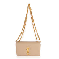 Beige Grain De Poudre Small Kate Chain Bag