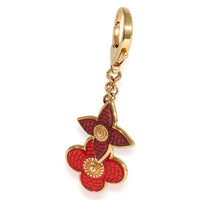 Louis Vuitton Gold-Tone & Red Resin Bijoux Bag Charm