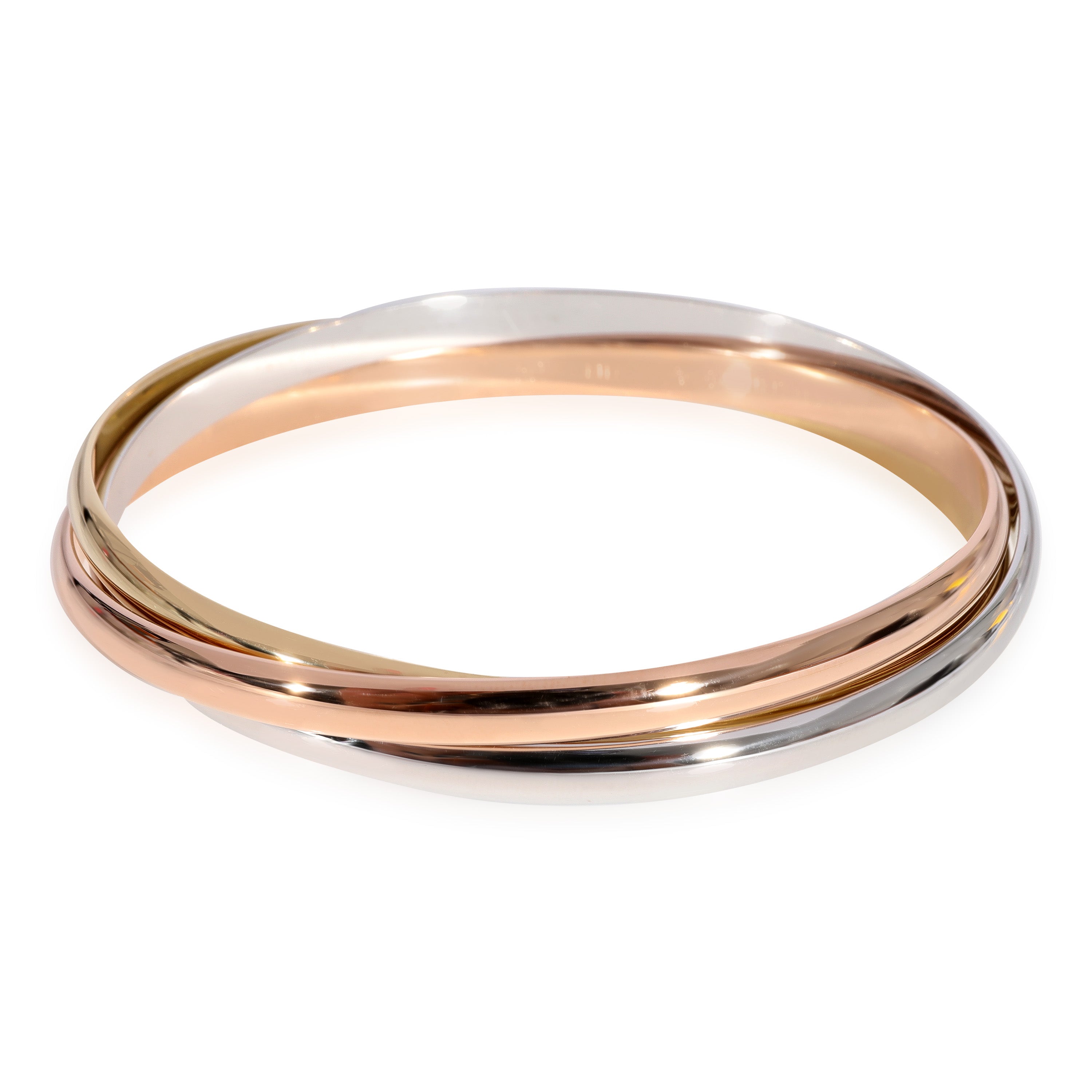 Cartier Trinity Bracelet (White Gold, Yellow Gold, Rose Gold