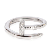 Cartier Juste Un Clou Diamond Ring in 18k White Gold 0.13 CTW