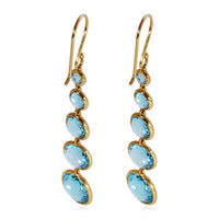 Ippolita Lollipop Lollitini Blue Topaz Drop Earrings in 18K Yellow