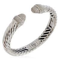 David Yurman Waverly Diamond Bracelet in 925 Sterling Silver 1.15 CTW